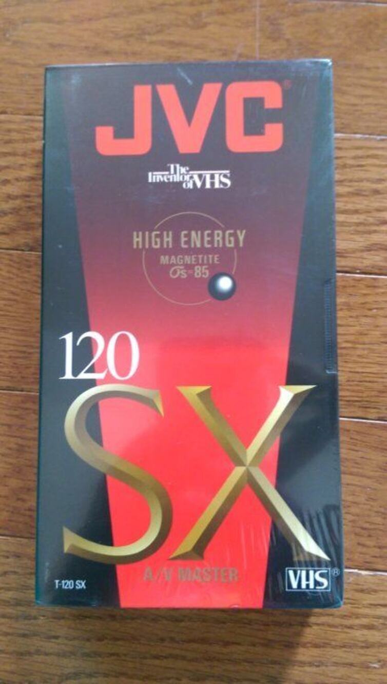 JVC 120 SX T-120 SX Blank VHS - NEW & SEALED x 2